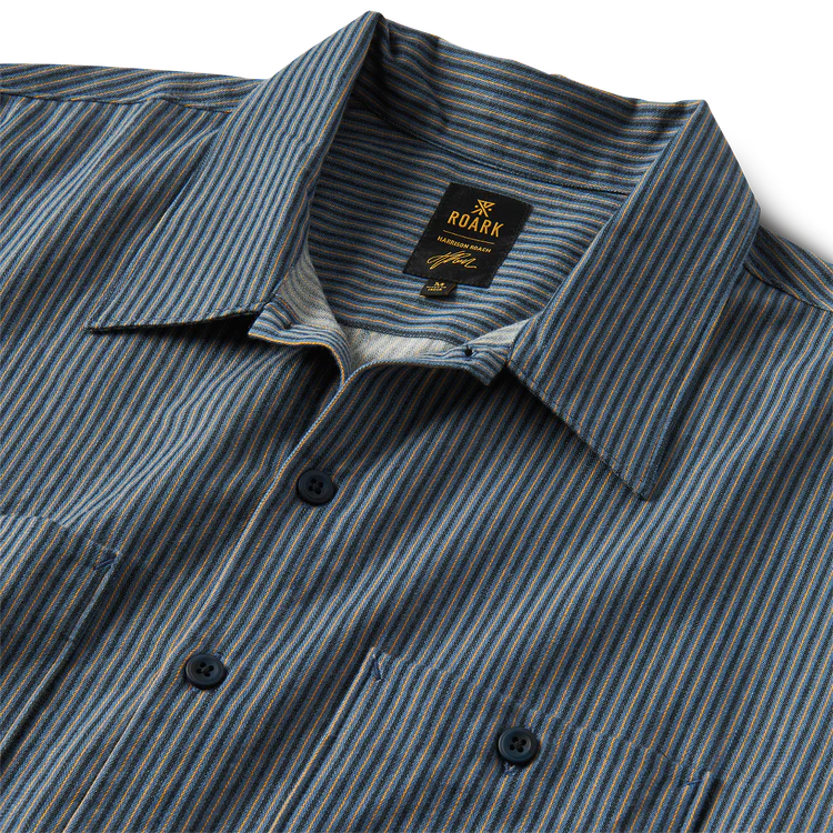 Burnt Button Up - Indigo