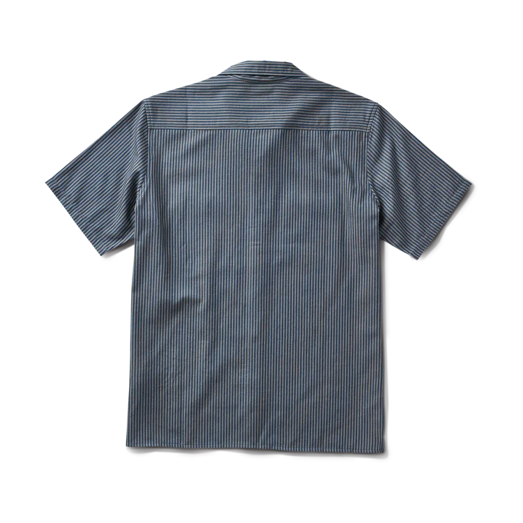 Burnt Button Up - Indigo