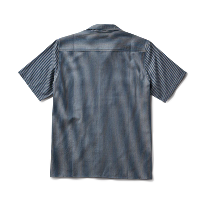 Burnt Button Up - Indigo
