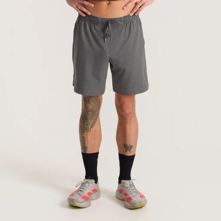 Serrano 7" Active Stretch Shorts Charcoal Heather