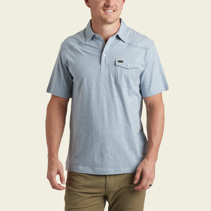 Ranchero Polo - Vintage Blue Heather