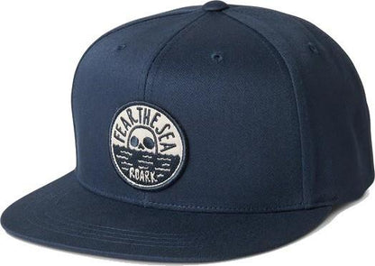 Fear The Sea Snapback Hat Navy