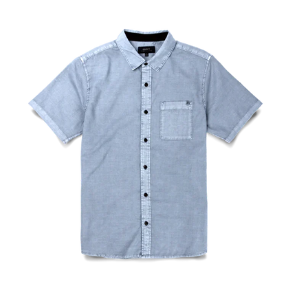 Made To Fade Woven Shirt In Washed Slate