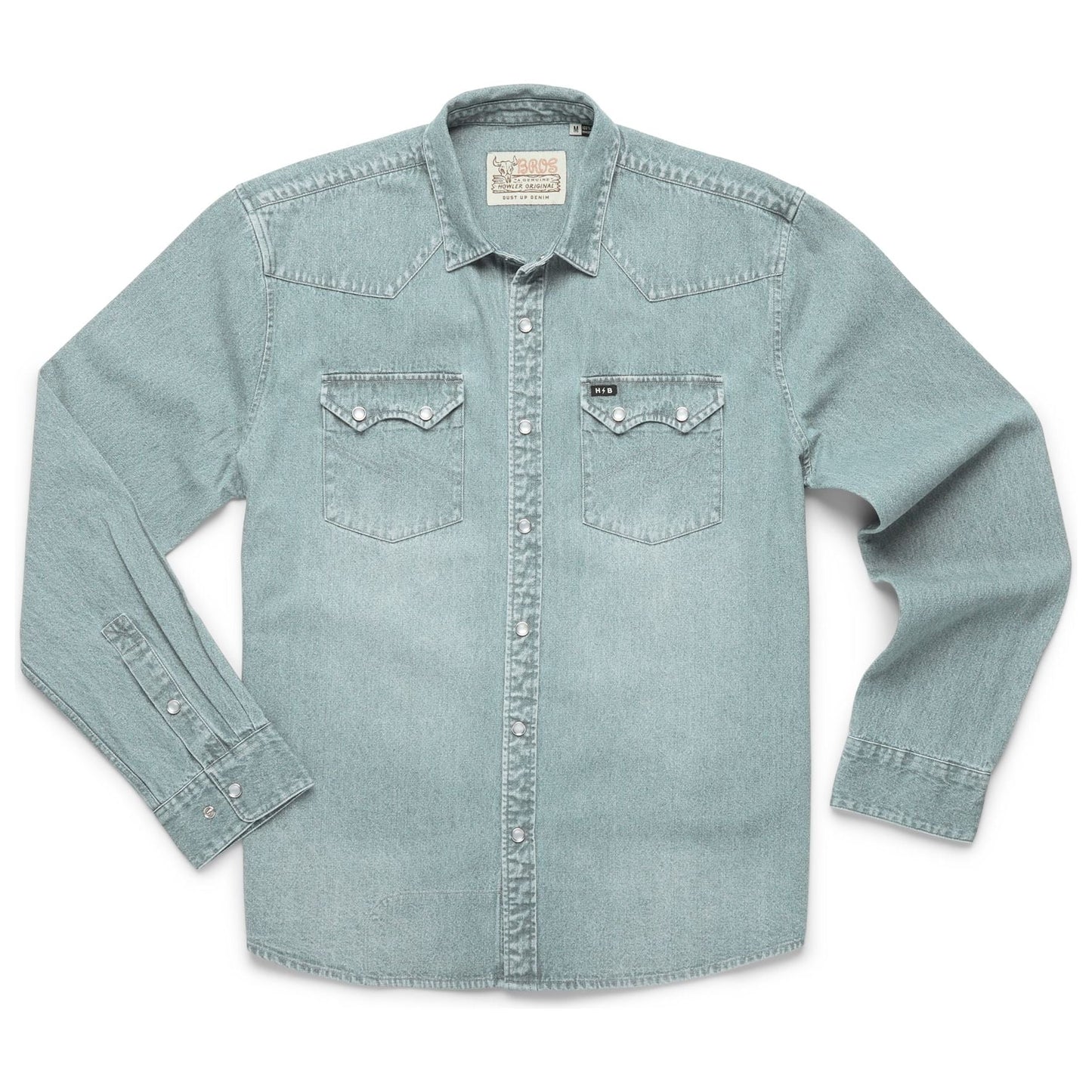 Dust-UP Denim Snapshirt - Light Wash