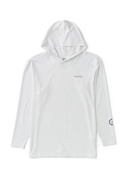 Twisted Eco Hooded LS Sun Shirt WHT