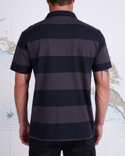 Diver Down S/s Polo Charcoal