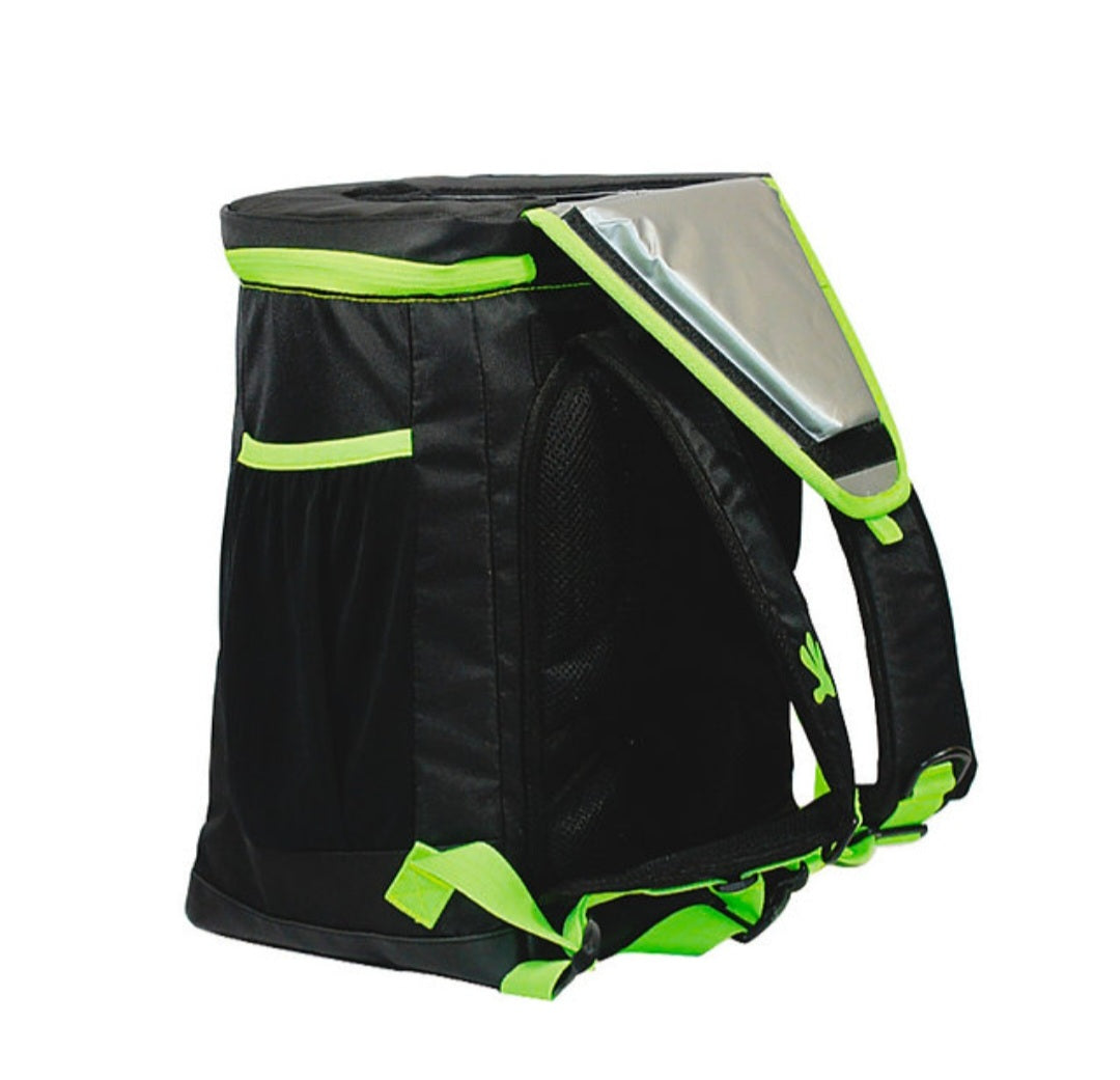 Opticool Backpack Cooler - Black/Neon Green