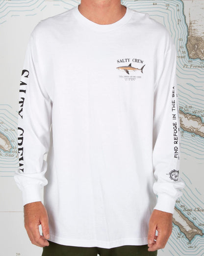 Bruce Standard L/S Tee White